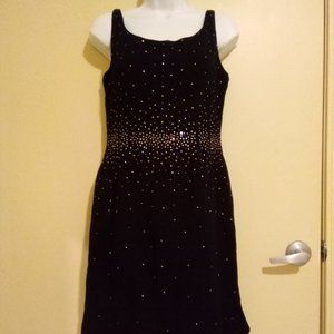 1950s Vintage Ted Brown w/Frances Prisco Party Cocktail Dress w/Rhinestones